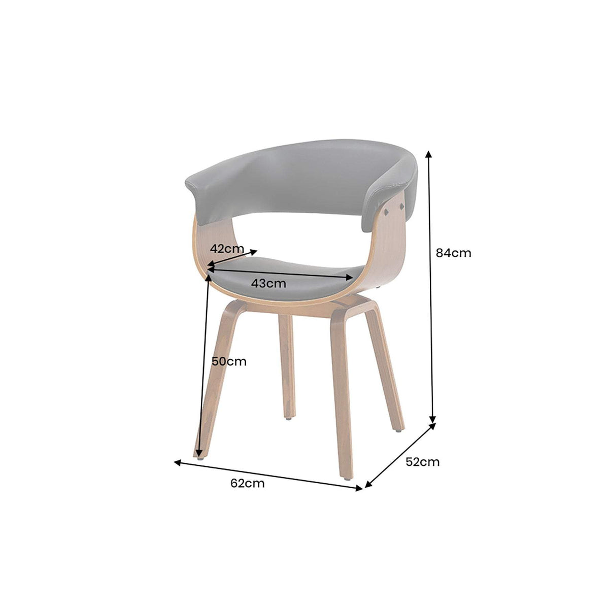 ORGANIC barna műbőr szék