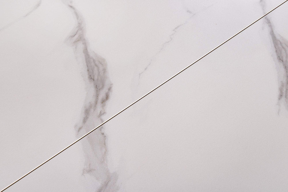 CONCORD fehér kerámia étkezőasztal 180-230 cm