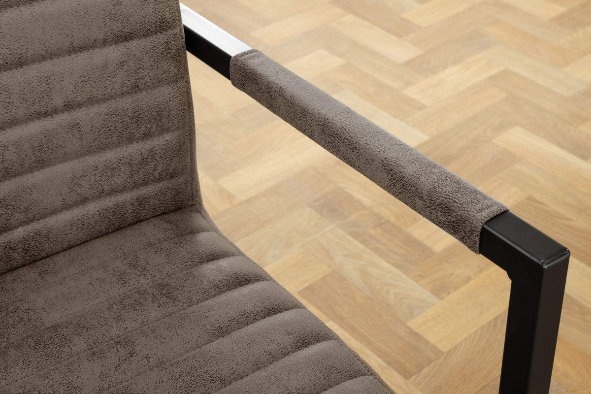 LOFT taupe mikroszálas szék