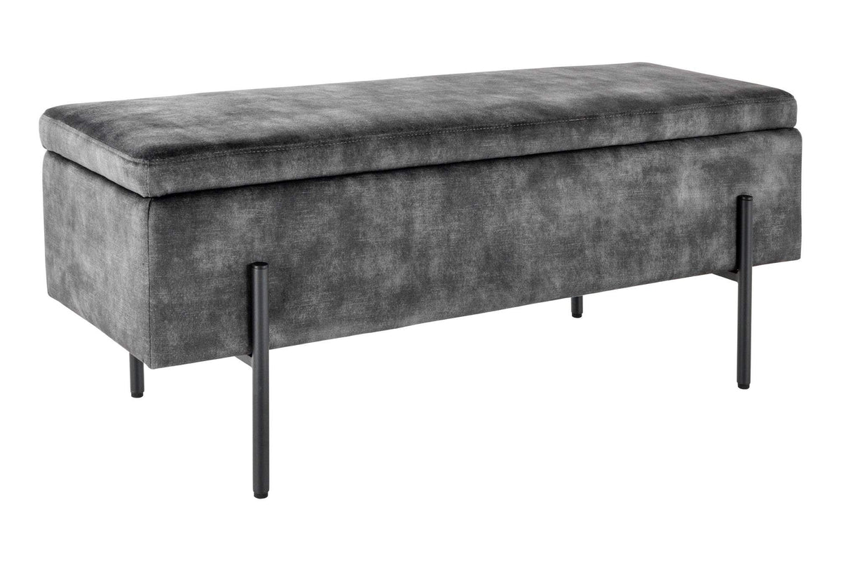 LOFT szürke bársony padlópad