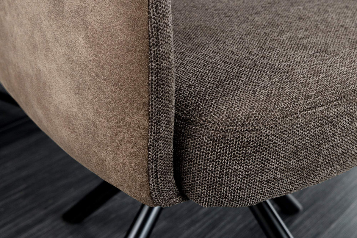 BIG GEORGE szürke szövet forgószék