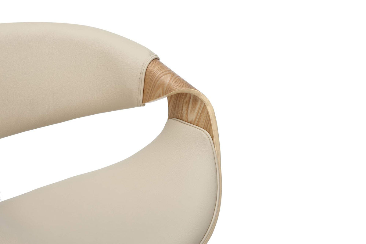 ORGANIC bézs műbőr bárszék