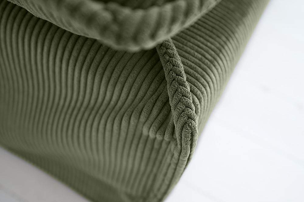 HEAVEN zöld kordbársony lábtartó