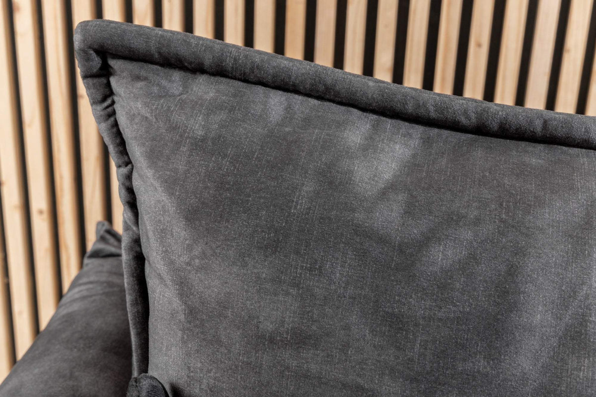 APARTMENT szürke bársony kanapéágy