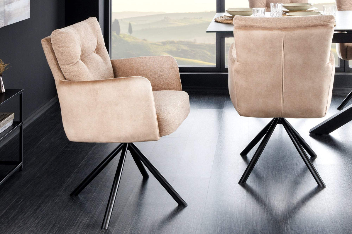 BIG GEORGE bézs szövet forgószék