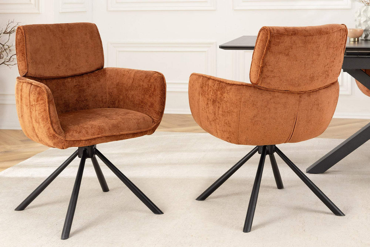 UNIQUE barna polyester zsenília forgószék