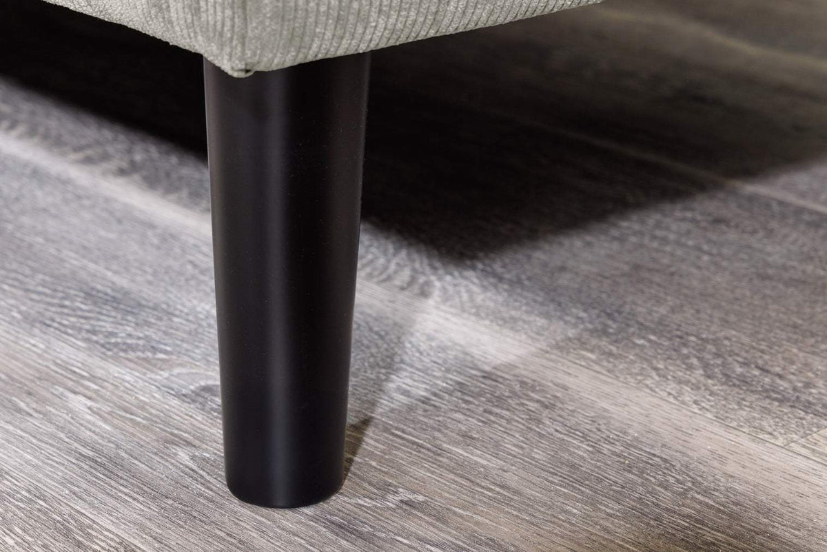 STOCKHOLM szürkésbarna kordbársony sarokkanapé