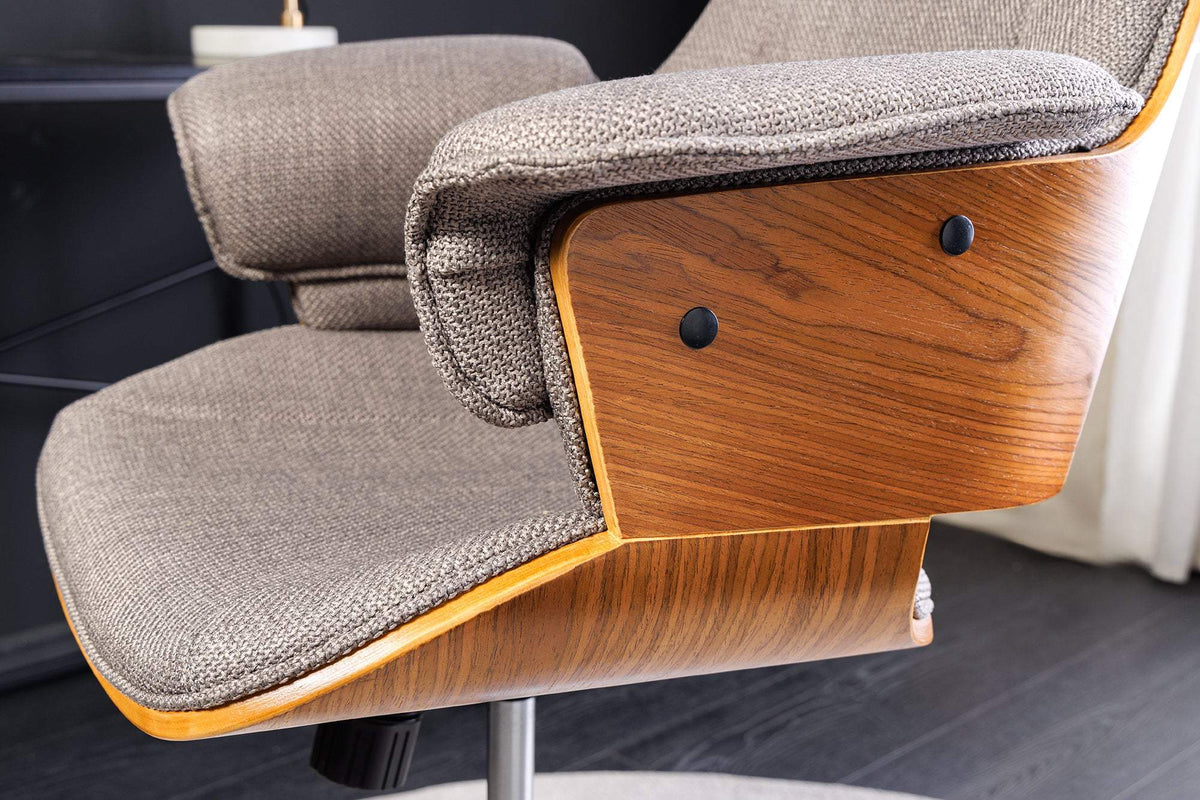 MANHATTAN szürke műbőr irodai szék