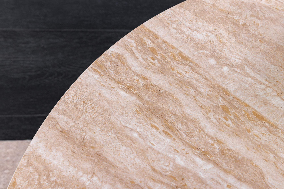 DANCING RINGS barna kerámia dohányzóasztal