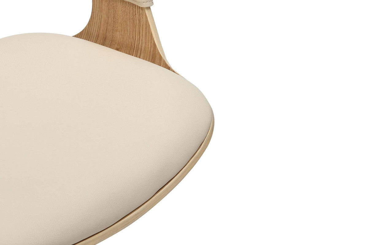 MANHATTAN bézs műbőr bárszék