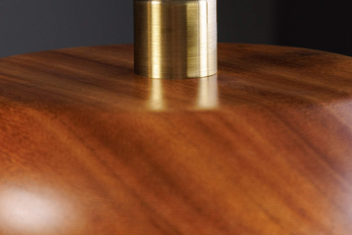 ALVA barna akácfa függőlámpa