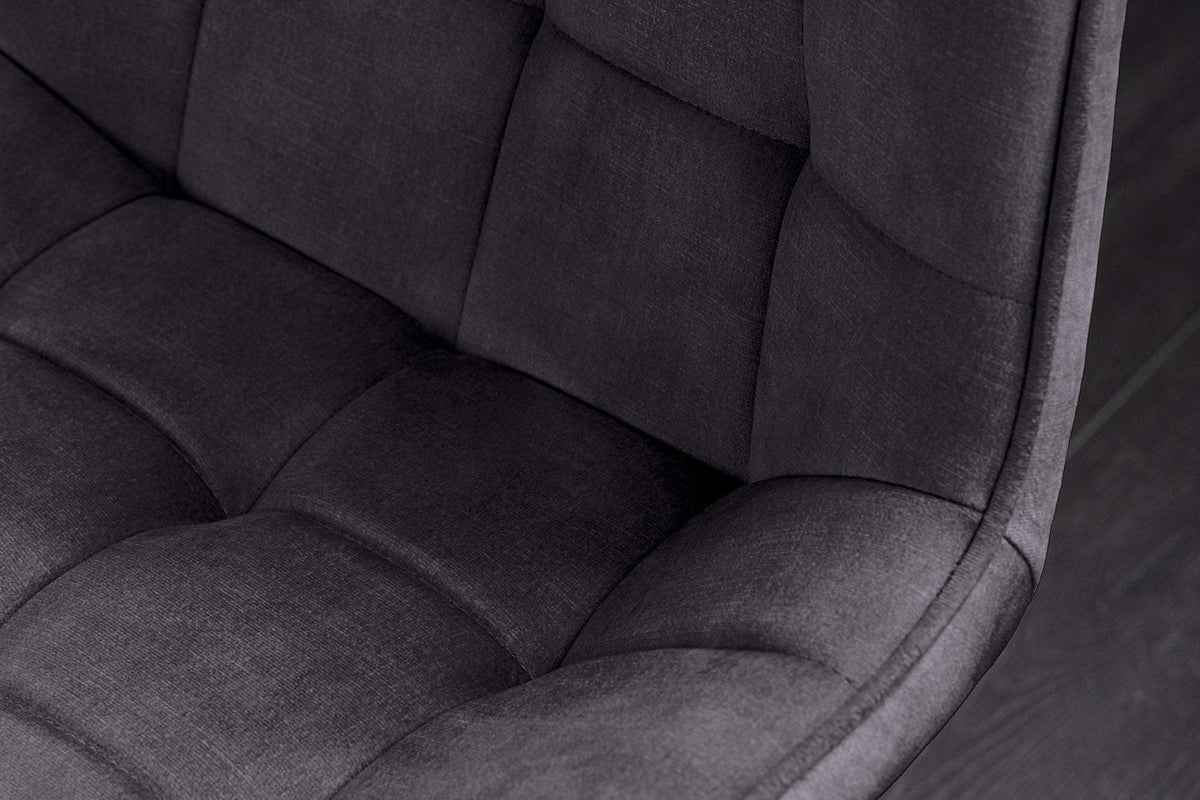 ROADSTAR szürke bársony szék