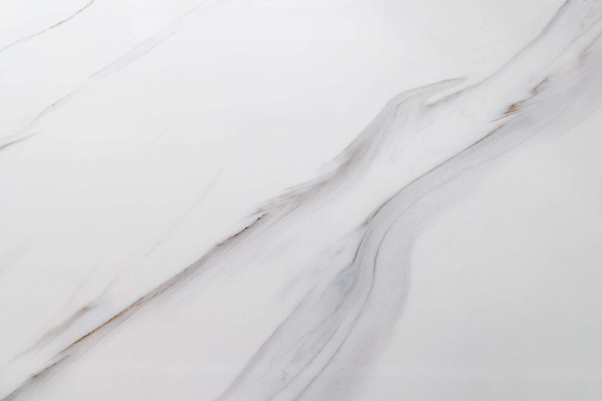 ART LIVING fehér kerámia dohányzóasztal