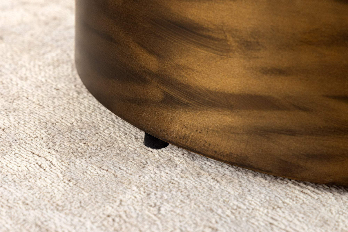 HARMONY NATURE fekete polirezin dohányzóasztal