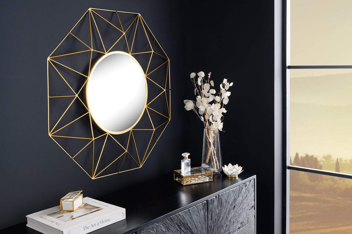 DIAMOND L arany vas falitükör