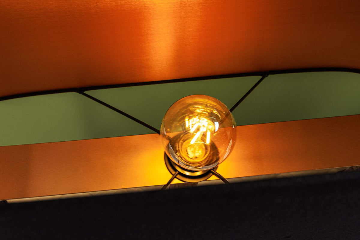 WARDROBE arany fa állólámpa