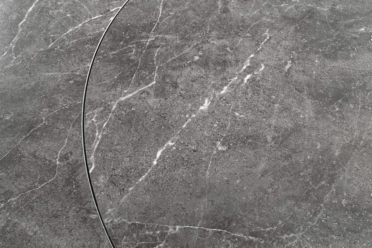 INCEPTION szürke kerámia étkezőasztal 130-190 cm