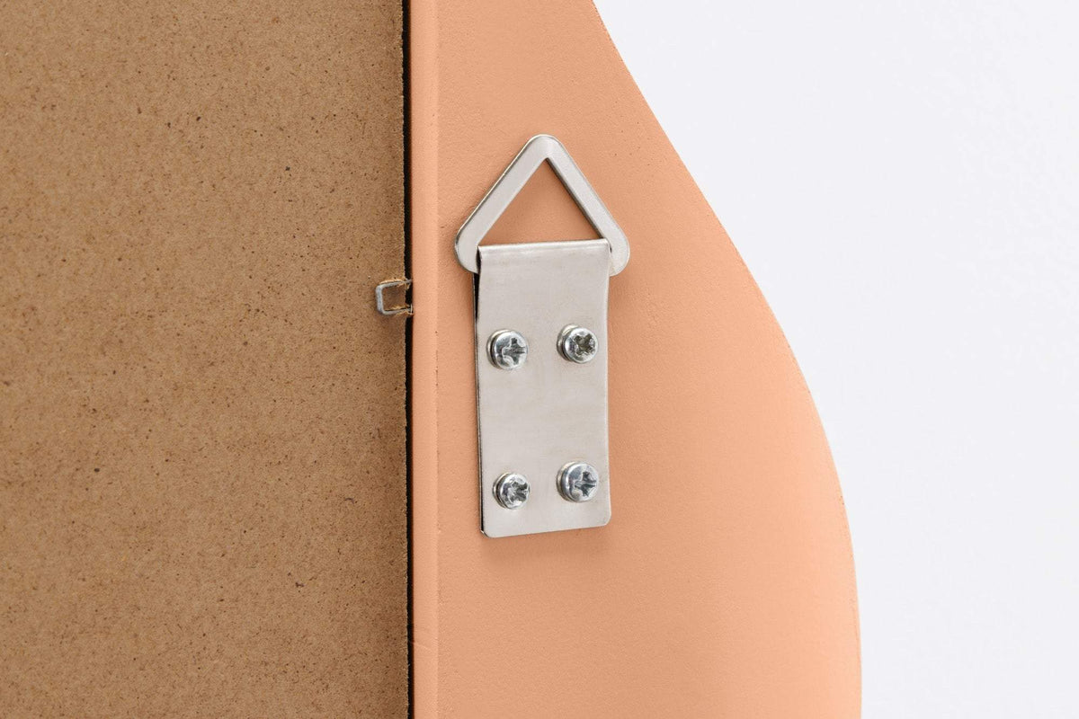 CURVY narancssárga tükör falitükör