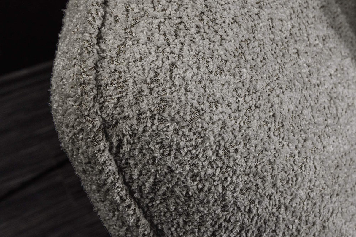 ROYAL XL szürke buklé sarokkanapé