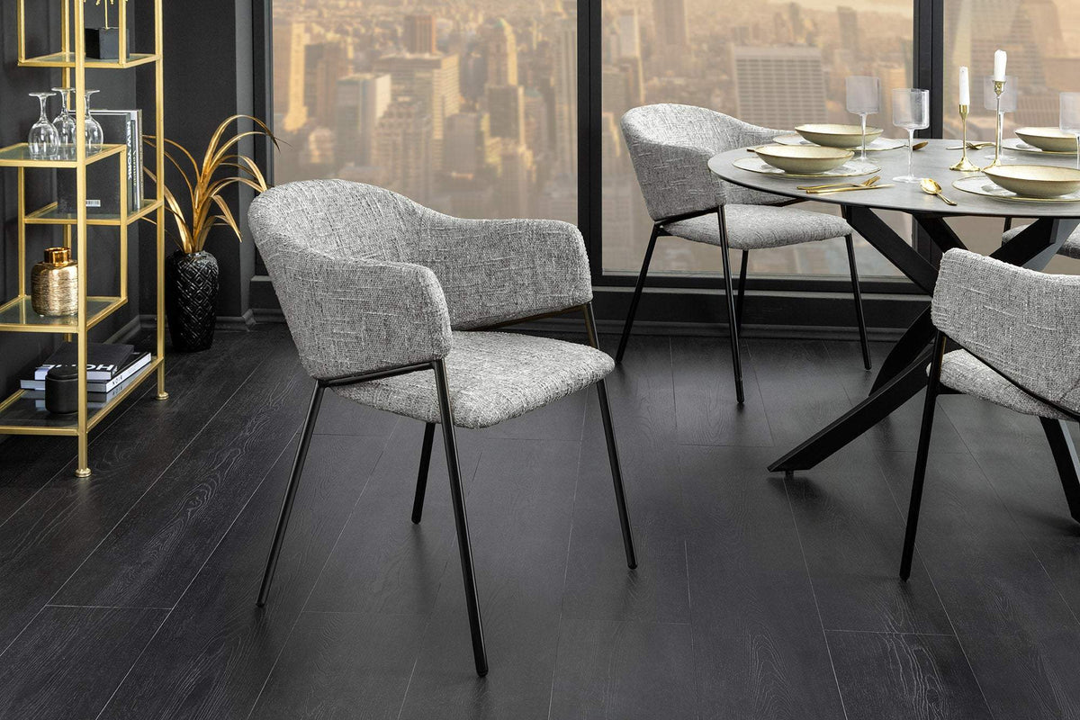 NOBLESSE szürke szövet szék