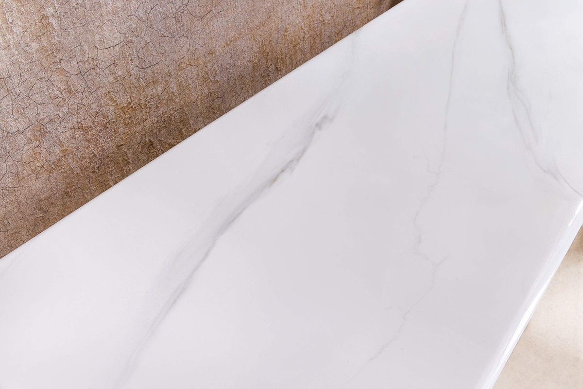 ART LIVING fehér kerámia konzolasztal