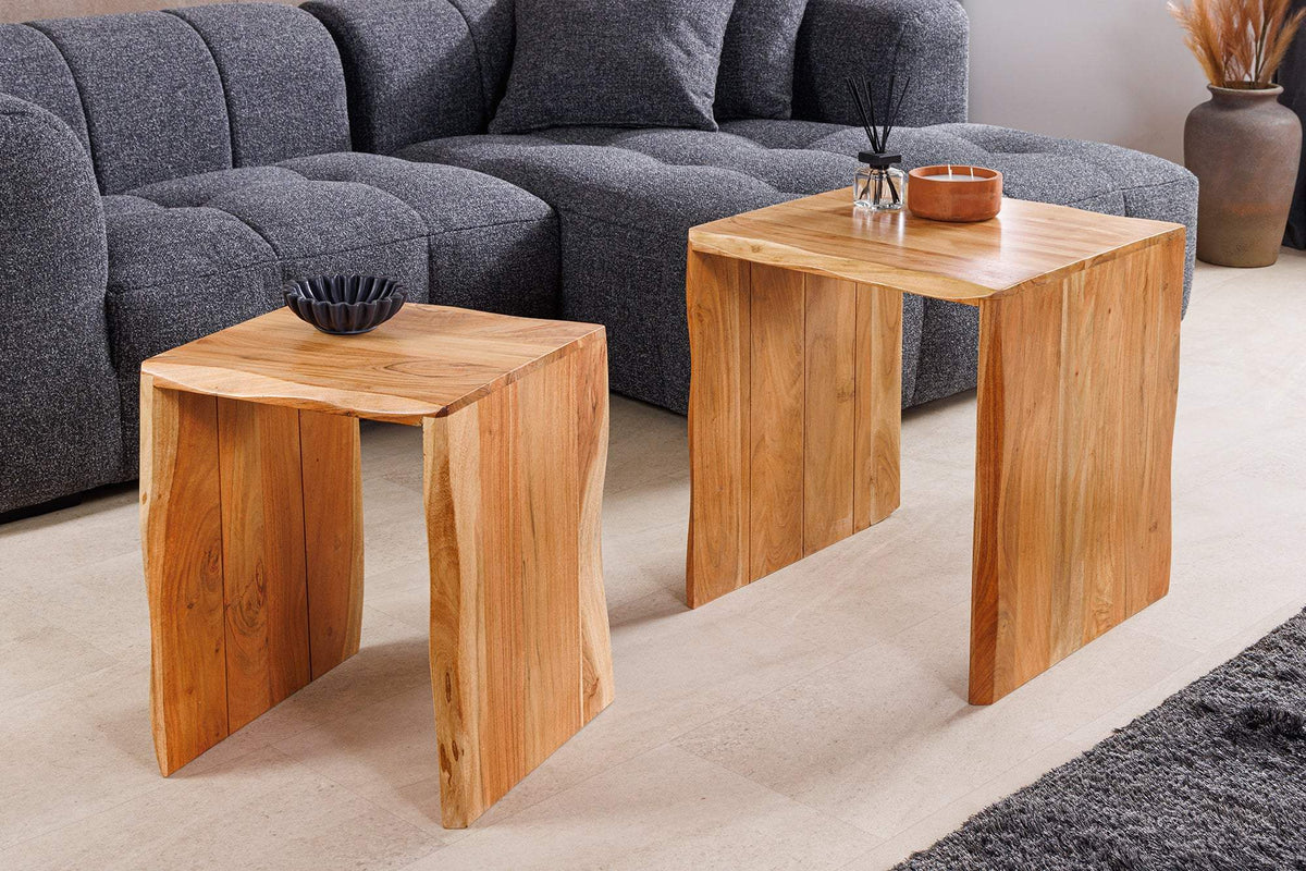 MAMMUT barna akácfa lerakóasztal