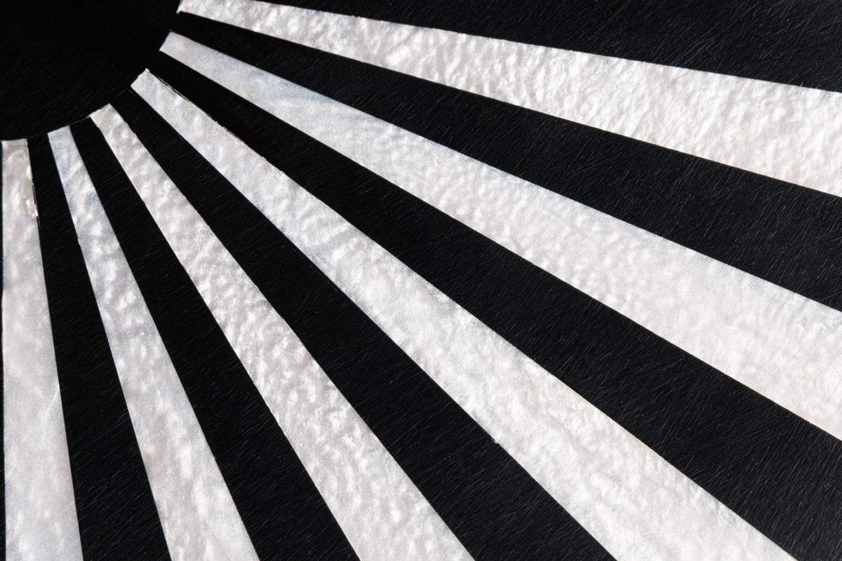 HARMONY NATURE fekete műgyanta lerakóasztal