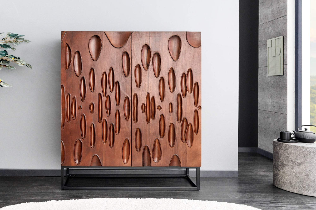 DUNE barna akácfa tálalószekrény