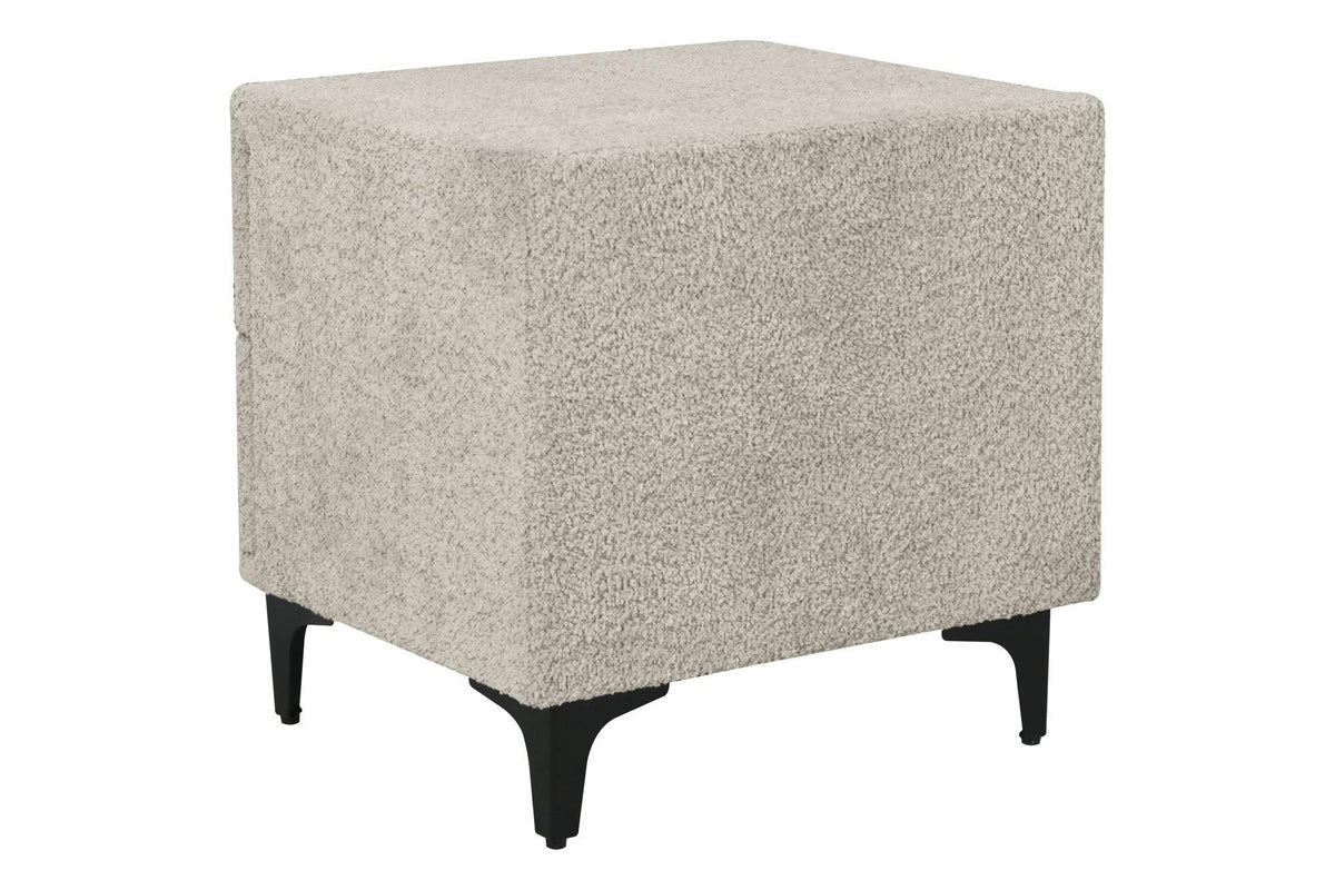 ART DECO szürkésbarna buklé éjjeliszekrény