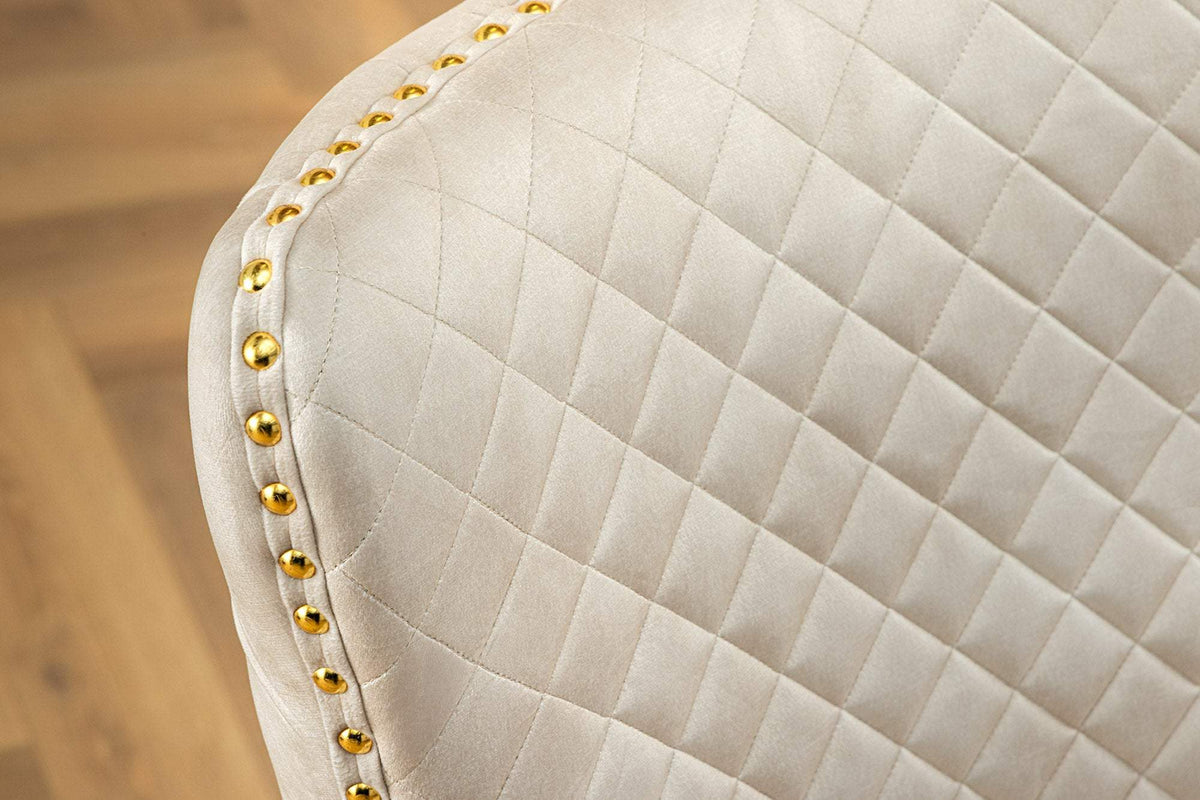 CASTLE bézs bársony bárszék