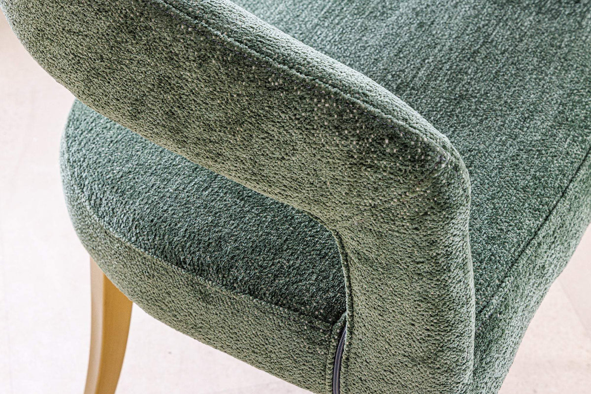 BOUTIQUE zöld szövet szék