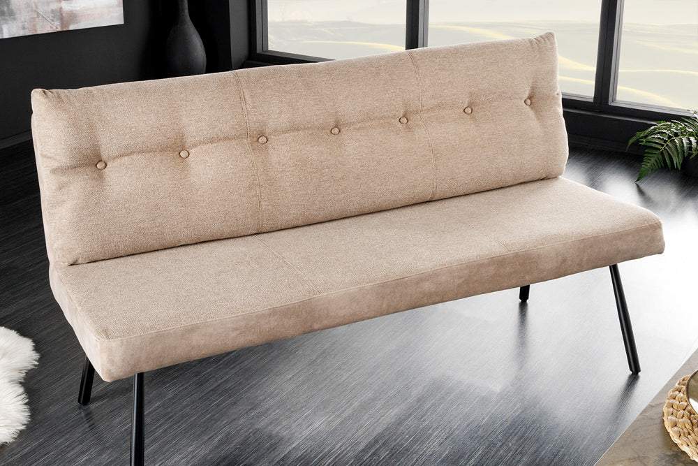 BIG GEORGE bézs szövet ülőpad