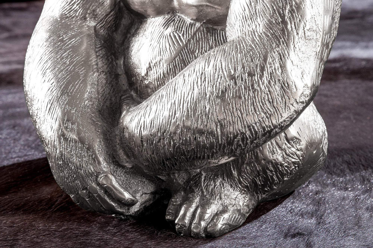 KONG ezüst üveg dohányzóasztal