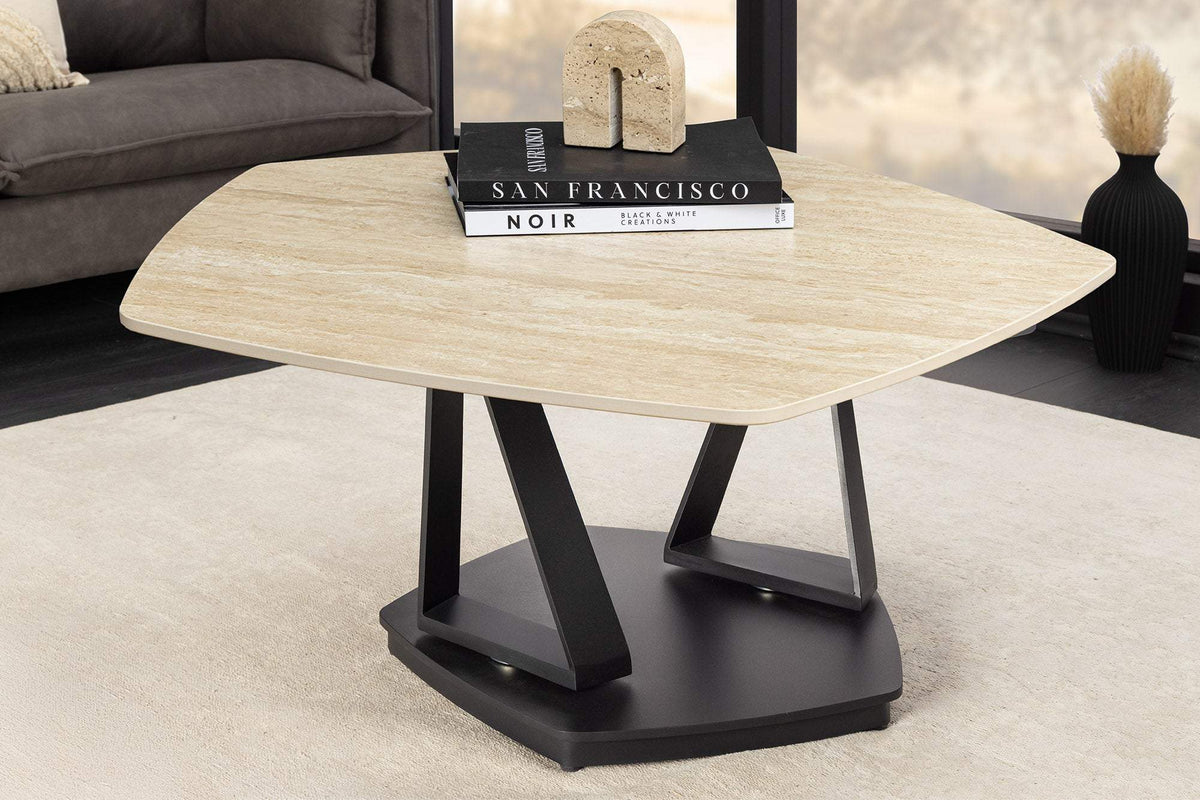 MOVEMENT barna kerámia dohányzóasztal