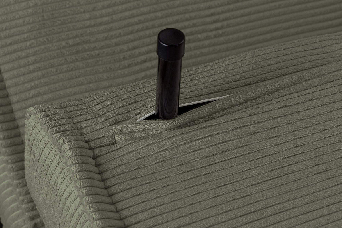 SMART MULTIFUNCTION zöld kordbársony fotelágy 140 cm