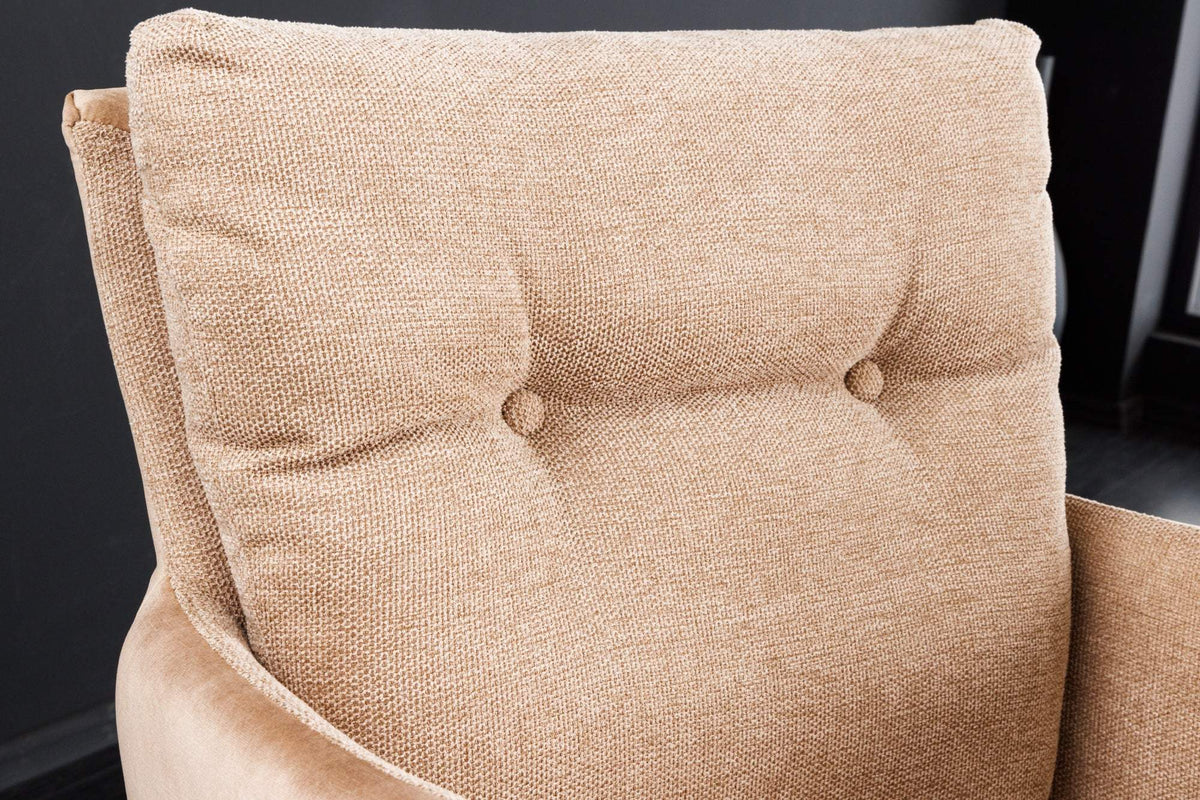 BIG GEORGE bézs szövet forgószék