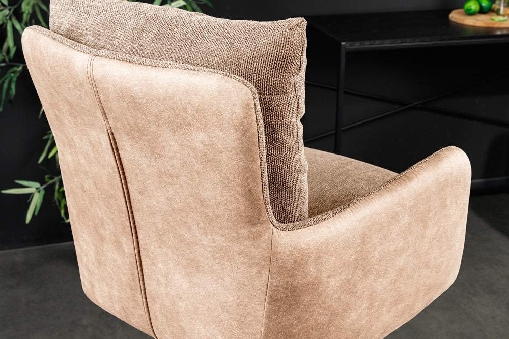 BIG GEORGE bézs szövet bárszék