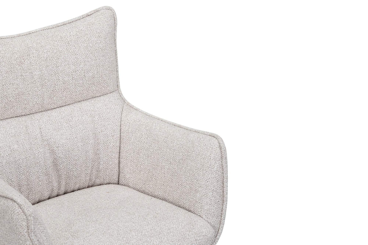 VOGUE bézs szövet forgószék