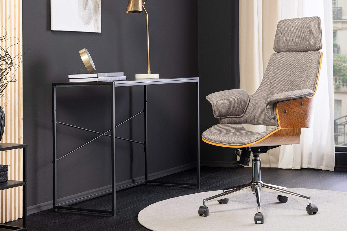 MANHATTAN szürke műbőr irodai szék