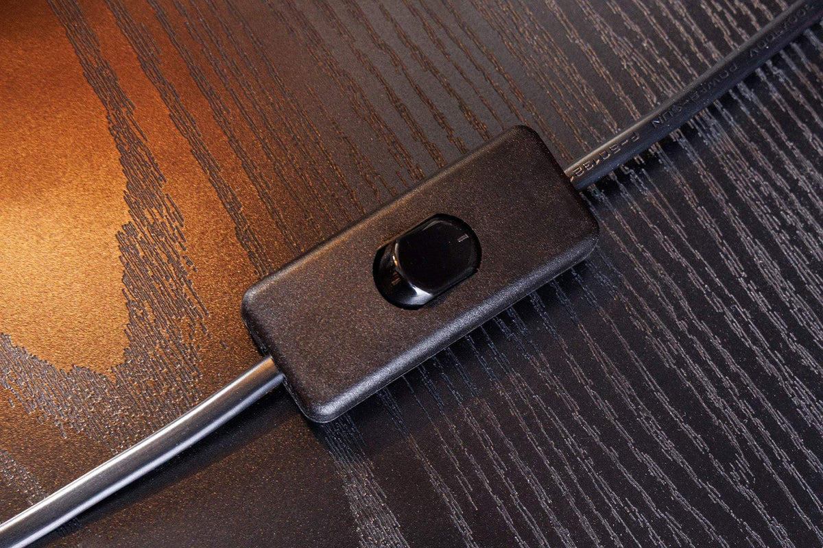 ALVA barna akácfa asztali lámpa