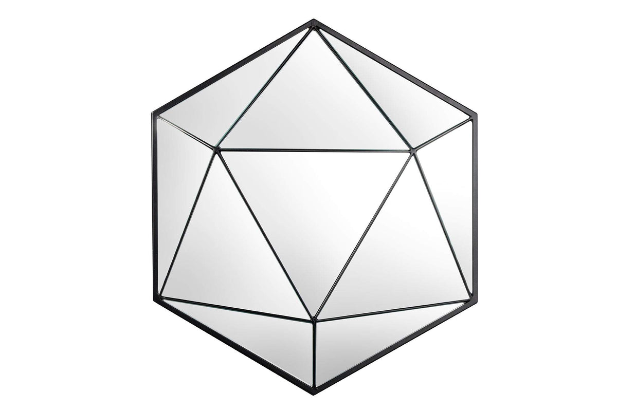 DIAMOND fekete üveg falitükör