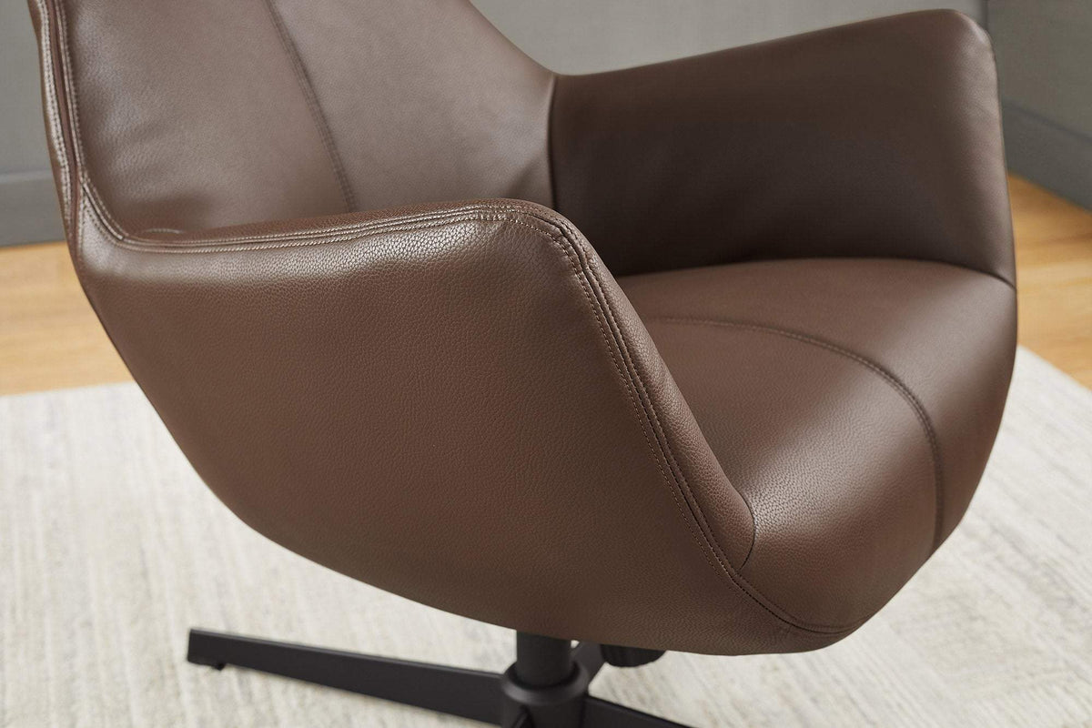 VOGUE barna műbőr fotel