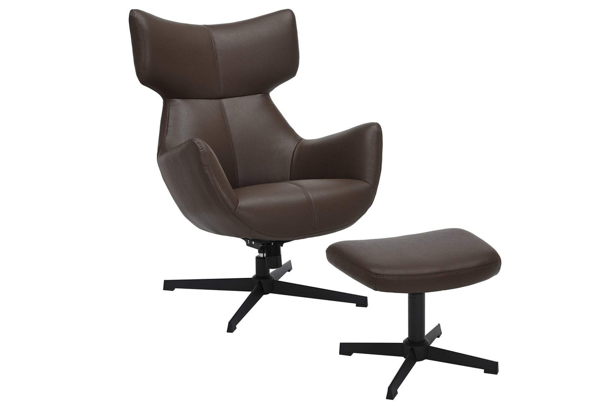 VOGUE barna műbőr fotel