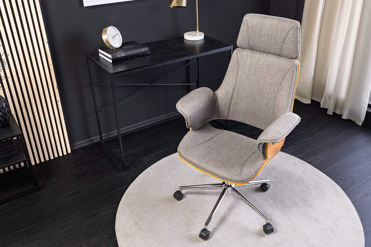 MANHATTAN szürke műbőr irodai szék