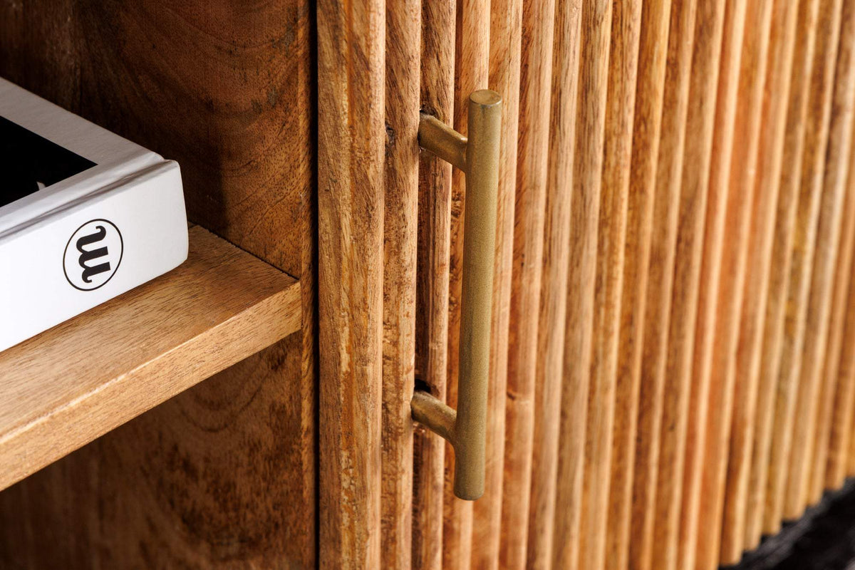 TRES CHIC fehér márvány tv szekrény