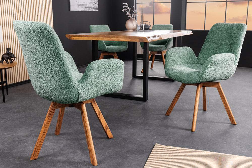 BALTIC menta buklé forgószék