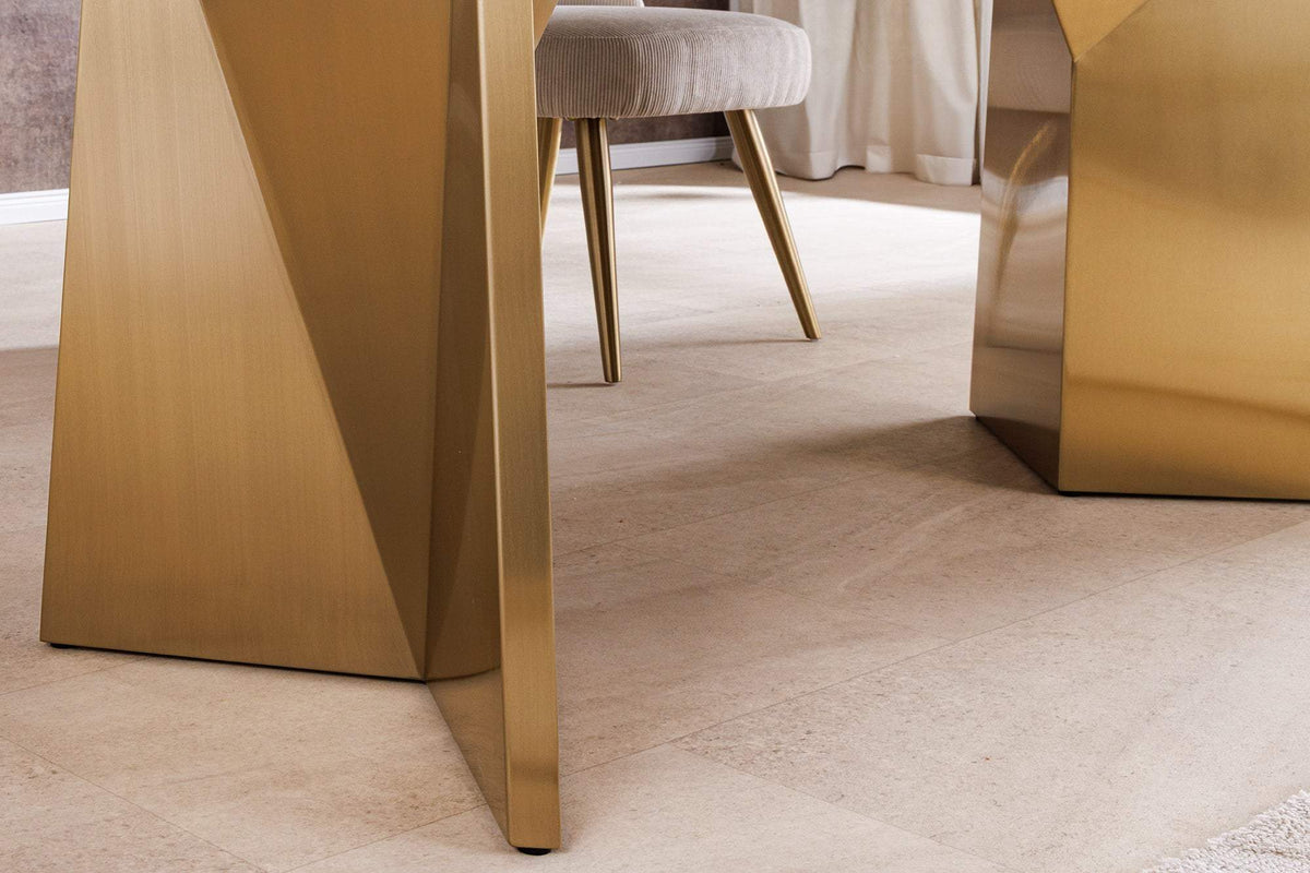 EXTRAVAGANCIA fehér márvány étkezőasztal 200 cm