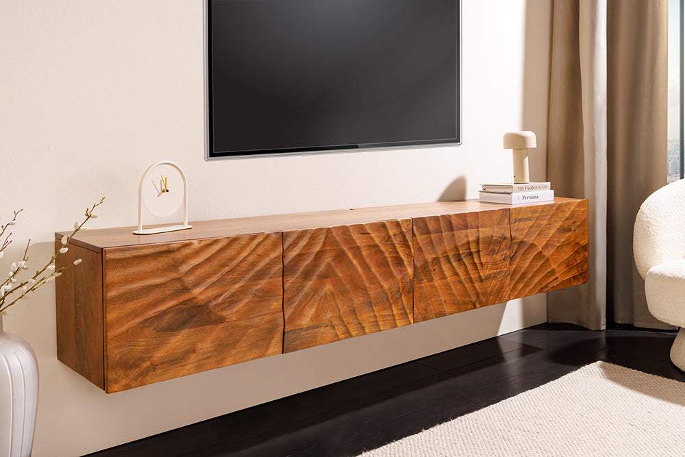 SCORPION barna mangófa tv szekrény