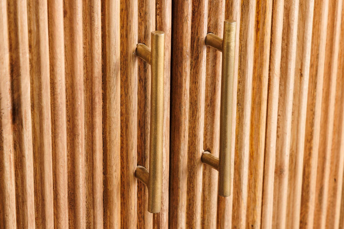 TRES CHIC fehér márvány komód 70 cm