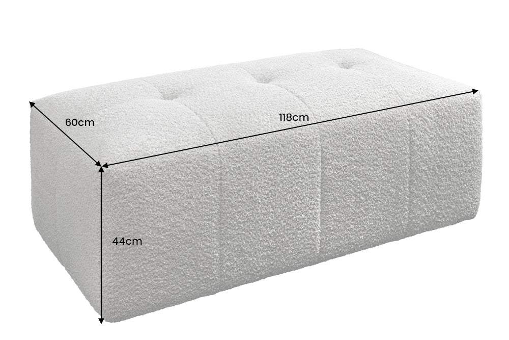 ROYAL szürke buklé lábtartó